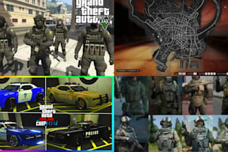 create custom fivem chain model gun cloth shop for gta v fivem map ped