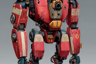 draw mecha robot gundam illustrations