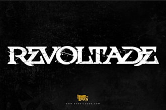 design a logo for your metalcore or rock band