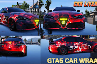 design template for custom car livery fivem livery car wrap and aessetto corsa