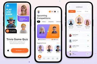 develop ai quiz app, educational app, trivia app, elearning app, course app