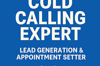 cold calling expert for lead generation and sales