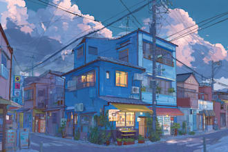 paint a beautiful custom watercolor landscape illustratio