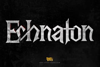 design a logo for your rock or metal band