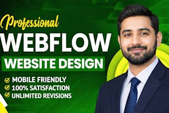 develop or design webflow website, webflow developer, figma to webflow