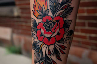 create custom and realism tattoo design