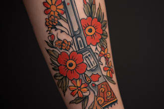 do traditional old school tattoo design