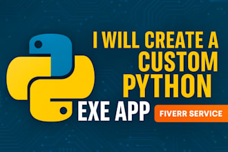 create a custom python exe program for automation or management