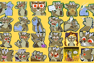 draw furry telegram sticker discord telegram sticker animated furry stickers