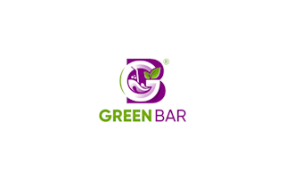 design awesome green bar logo