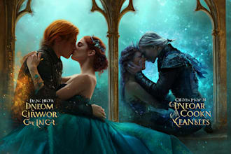 design fantasy, romance and sci fi book covers