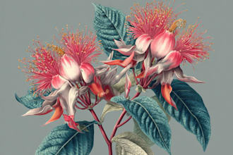 draw botanical illustration art for you