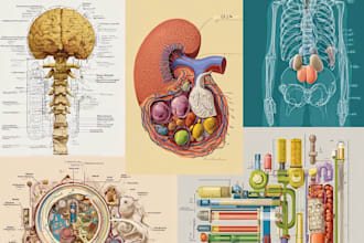 design scientific, medical, educational illustration for you