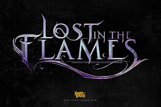 draw a metal band logo