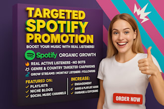 targeted spotify promotion to boost your music with real audience engagement