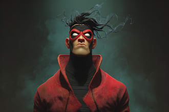 draw you a superhero character