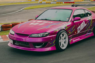 create a professional race car wrap and livery design