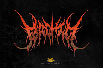 esign a professional and detailed death metal logo