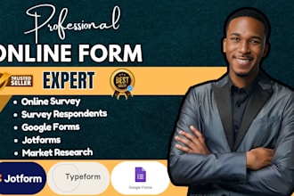 create responsive typeform jotform google form surveys and online form