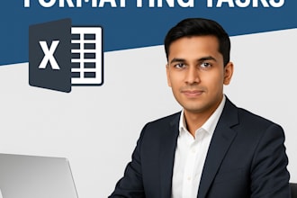 be your VA for fast and accurate data entry, formatting and spreadsheet cleanup