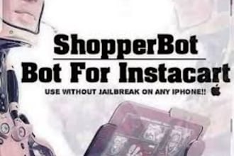 create doordash bot, instacart bot, uber bot, bot lyft, grabber bot, grubhub bot