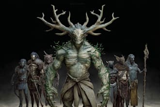 draw fantasy or dnd creatures and monsters