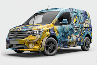 design expert van wrap, truck wrap, and car wrap design