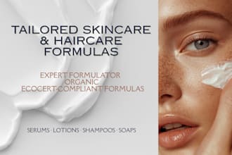 formulate certified organic skincare and haircare recipes