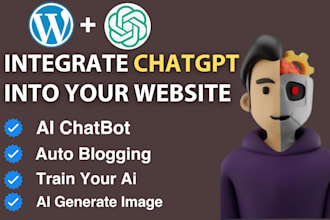 integrate chatgpt API in wordpress website for chatbots