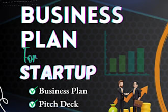 be a business plan writer for your startups