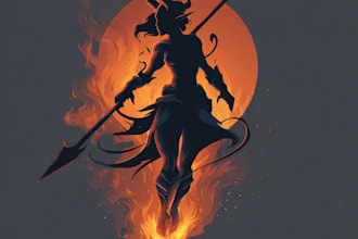 design awesome rpg fantasy or sci fi logo for you