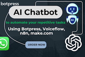 automate your repetitive tasks with botpress, voiceflow, make