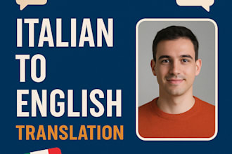 translate short texts from italian to english and vice versa
