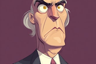 make political caricature and cartoon