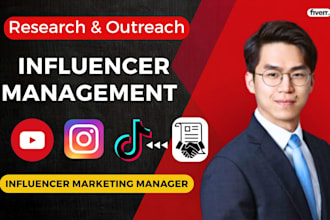 research influencers, outreach influencers, negotiate influencers on your behalf