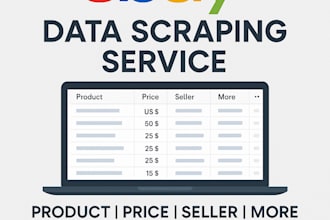 extract ebay product listings