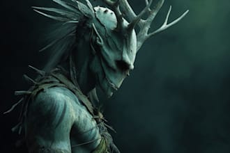 paint your dark fantasy creature