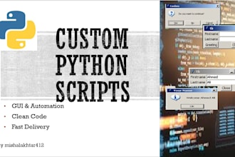 be your expert python developer for software and automation