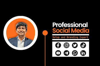 content setup specialist for facebook, youtube, instagram