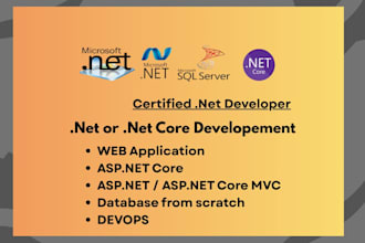 do professional dot net and dot net core development