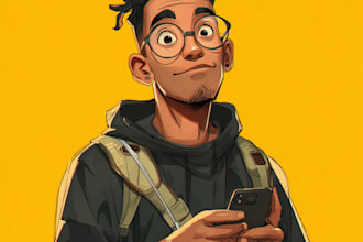 do custom anime or cartoon character