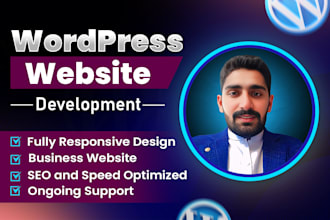 build a wordpress website business site or blog website