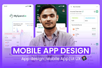 do mobile, web app prototype design in figma UI UX wireframe