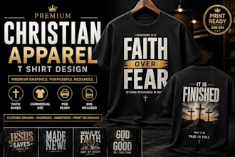 design premium christian apparel and faith based t shirt graphics