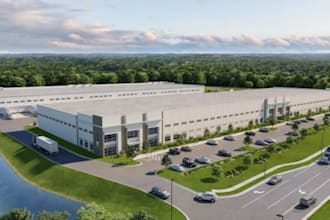 render realistic 3d warehouse, factory, hospital, industrial building modeling