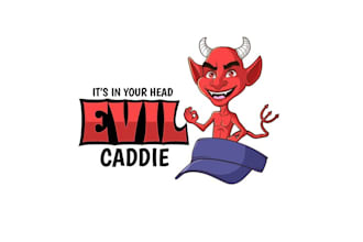 design unique mini caddie standing logo