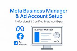 setup meta business manager and ad account