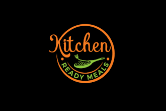 design unique kitchen meals logo