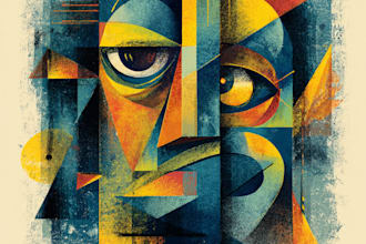 paint digital professional abstract art by hand