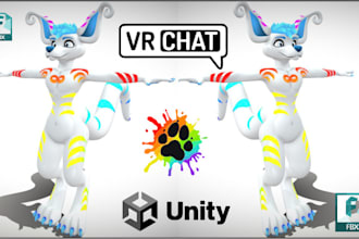 vrchat avatar furry avatar 3d model vtuber fursona animaze vriod second life vrc